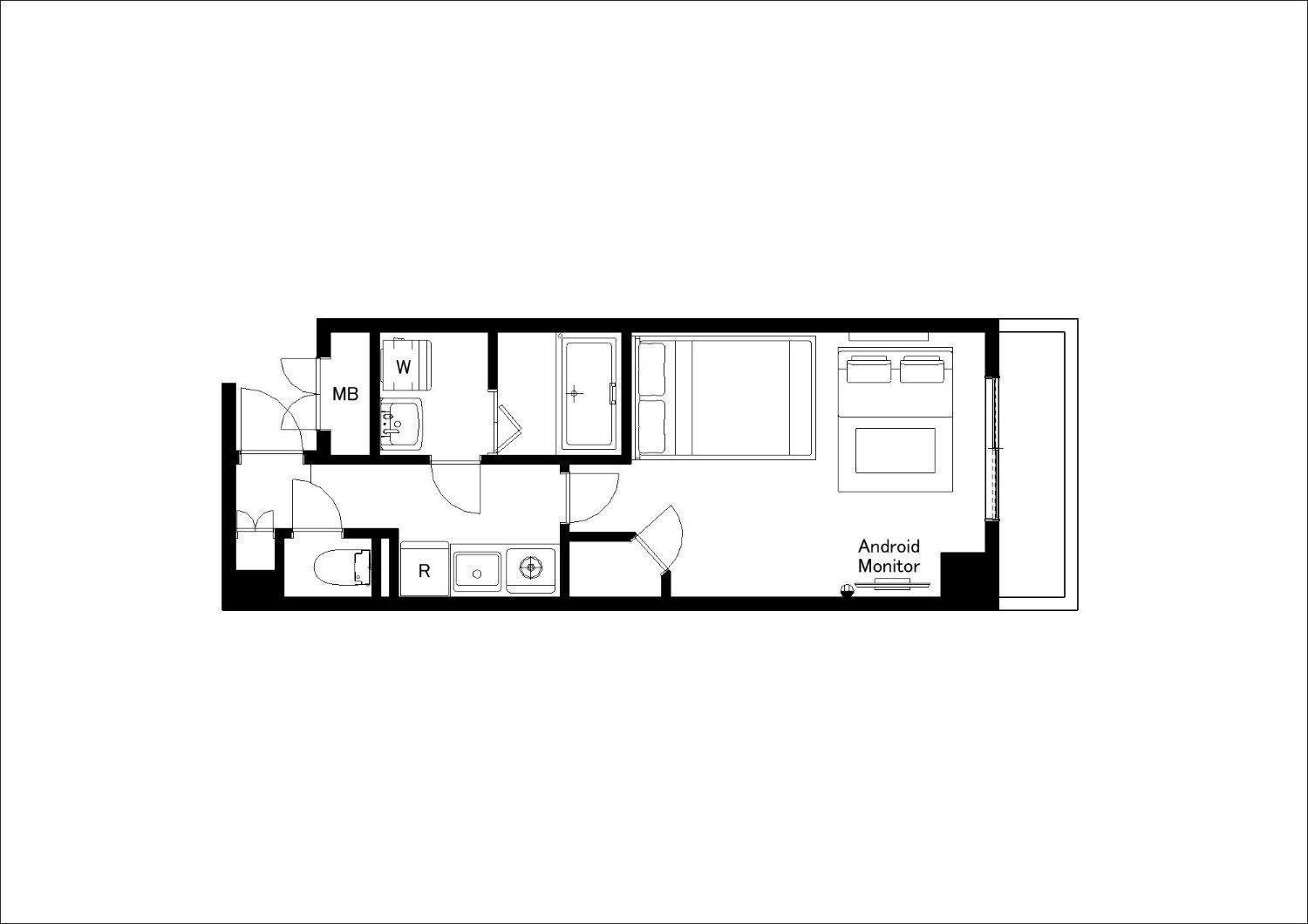 Best Residence Kujo Osaka Værelse billede
